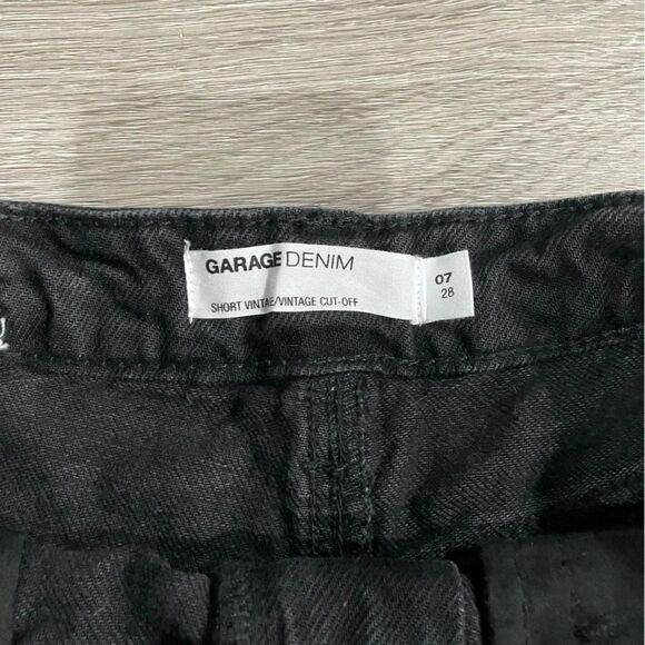 3/$25 ✺ Garage Denim Shorts Black 4 inch  Size 6/27 - Picture 5 of 6